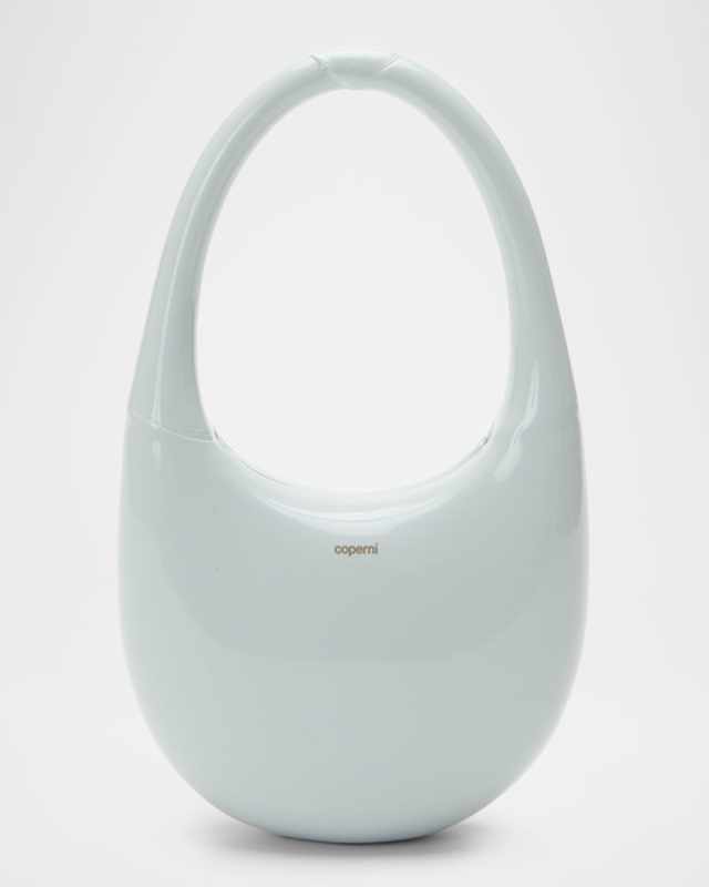 Swipe Liquid-Print Top-Handle Bag